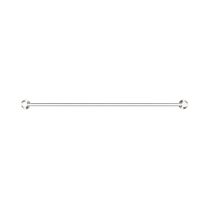 Mecca Double Towel Rail 800mm Brushed Nickel