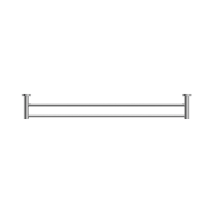 Mecca Double Towel Rail 800mm Chrome