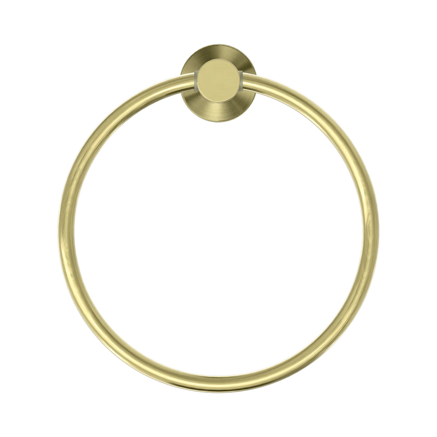 Mecca Hand Towel Ring Brushed Gold