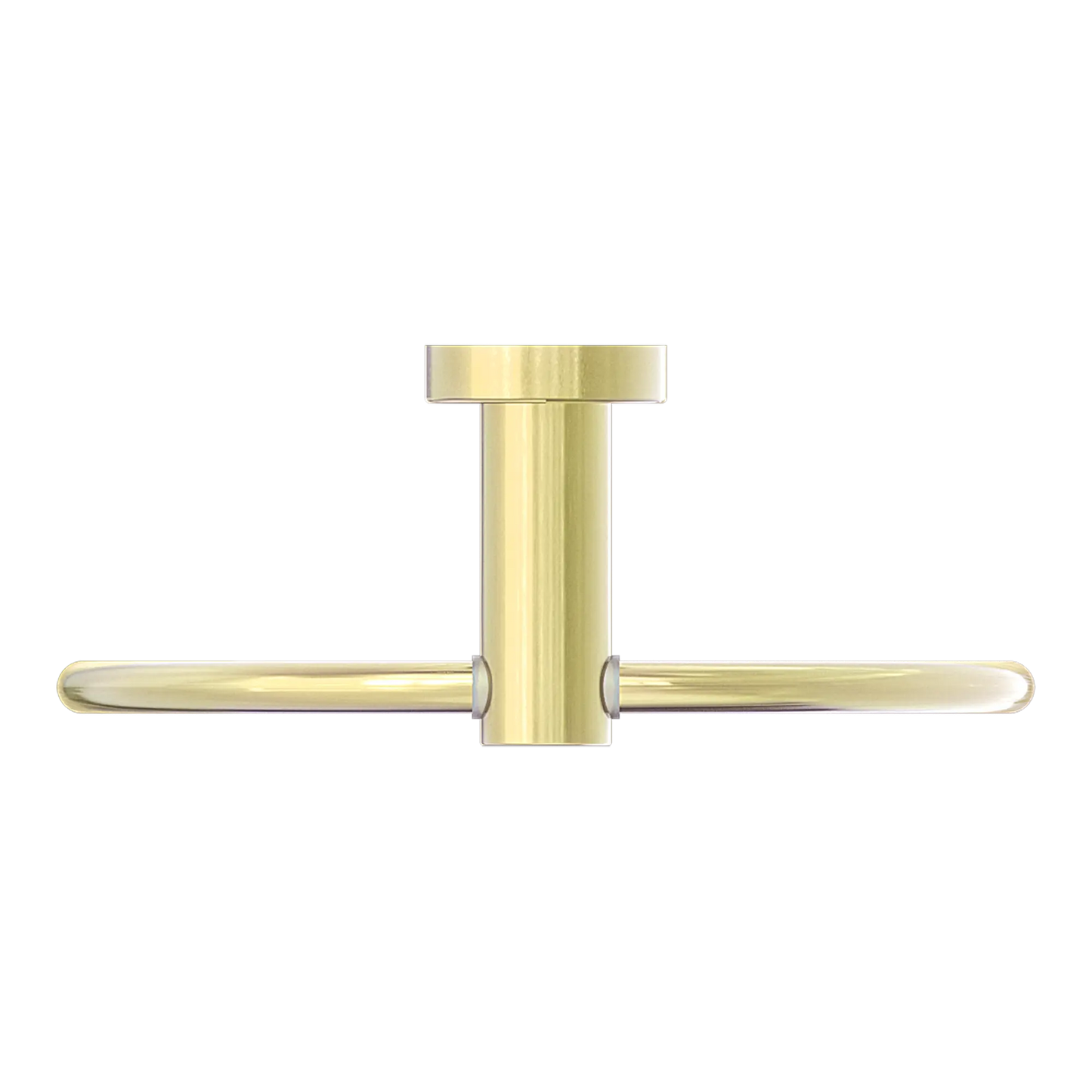Mecca Hand Towel Ring Brushed Gold