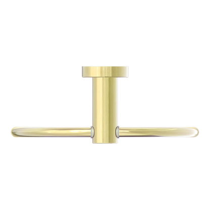 Mecca Hand Towel Ring Brushed Gold