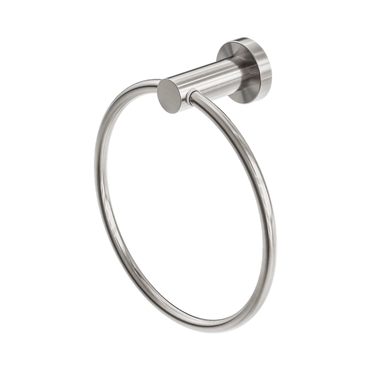 Mecca Hand Towel Ring Brushed Nickel