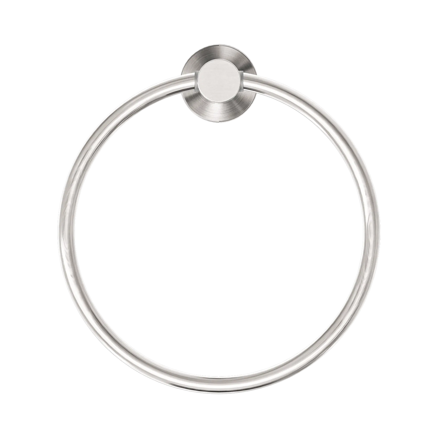 Mecca Hand Towel Ring Brushed Nickel