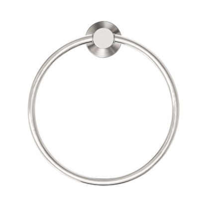 Mecca Hand Towel Ring Brushed Nickel