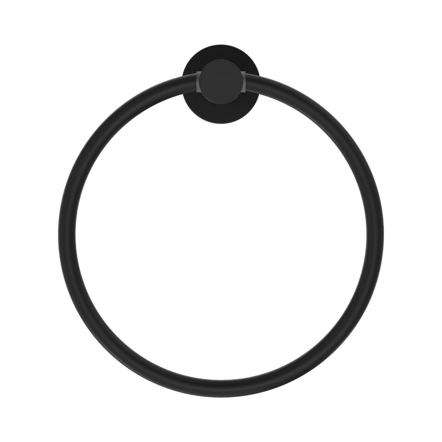 Mecca Hand Towel Ring Matte Black