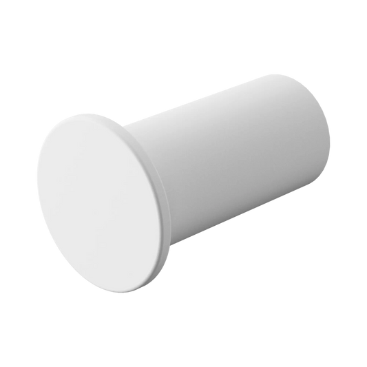 Mecca Robe Hook Slim Matte White