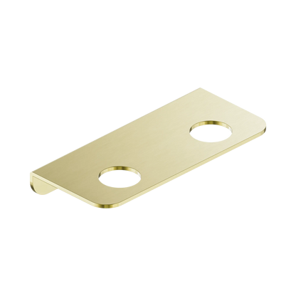 Mecca Double Soap Bottle Holder Brushed Gold