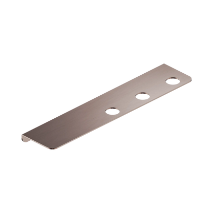 Nero Mecca Triple Soap Bottle Holder With Shelf Brushed Bronze