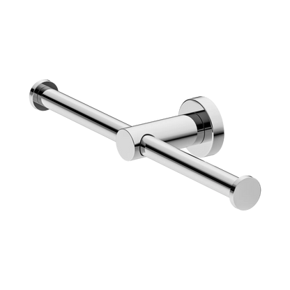 Mecca Double Toilet Roll Holder Chrome