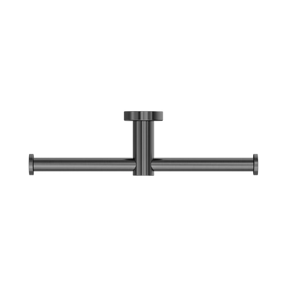 Mecca Double Toilet Roll Holder Gun Metal