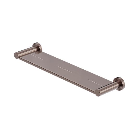 Mecca Metal Shower Shelf Brushed Bronze
