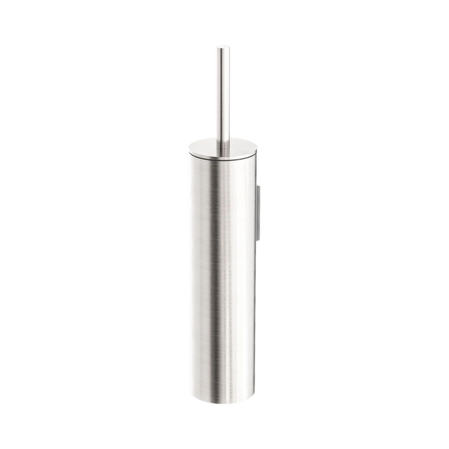 Mecca Toilet Brush Holder Brushed Nickel