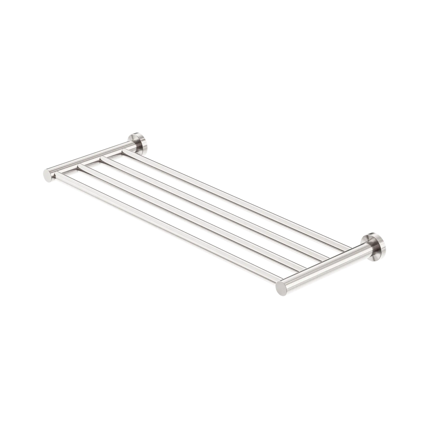 Mecca Towel Rack Brushed Nickel
