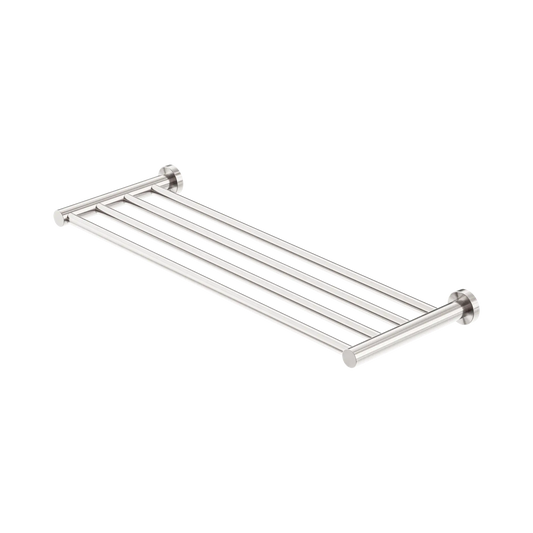 Mecca Towel Rack Brushed Nickel