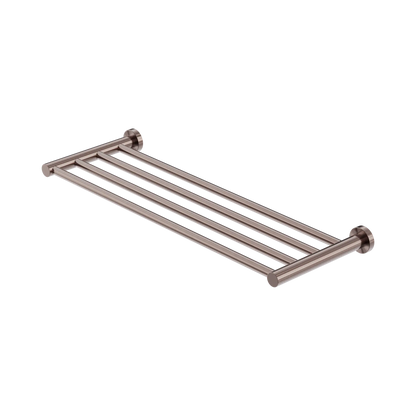 Mecca Towel Rack Brushed Bronze