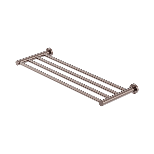 Mecca Towel Rack Brushed Bronze