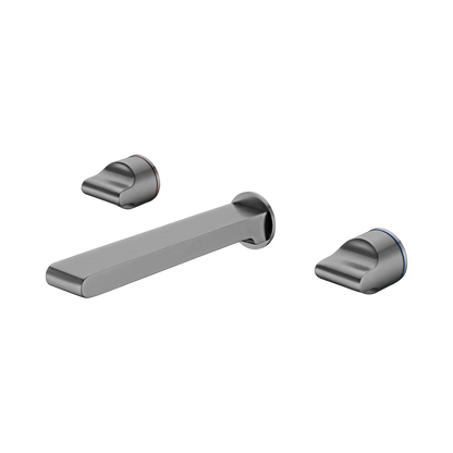Pearl Wall Basin Set Gun Metal