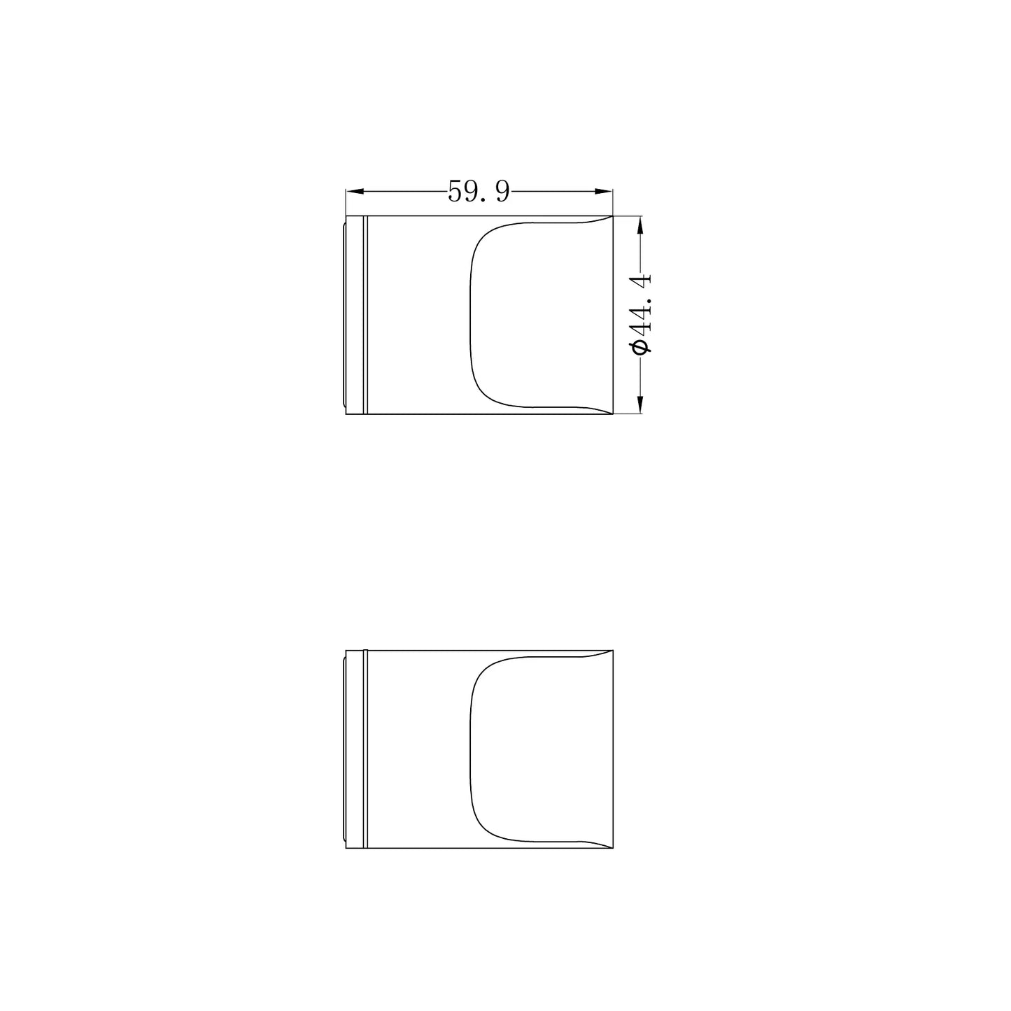 Pearl Wall Top Assemblies Gun Metal