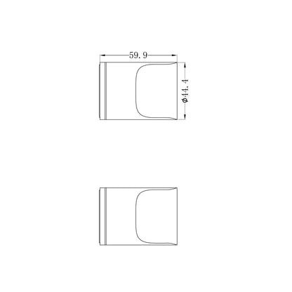 Pearl Wall Top Assemblies Gun Metal
