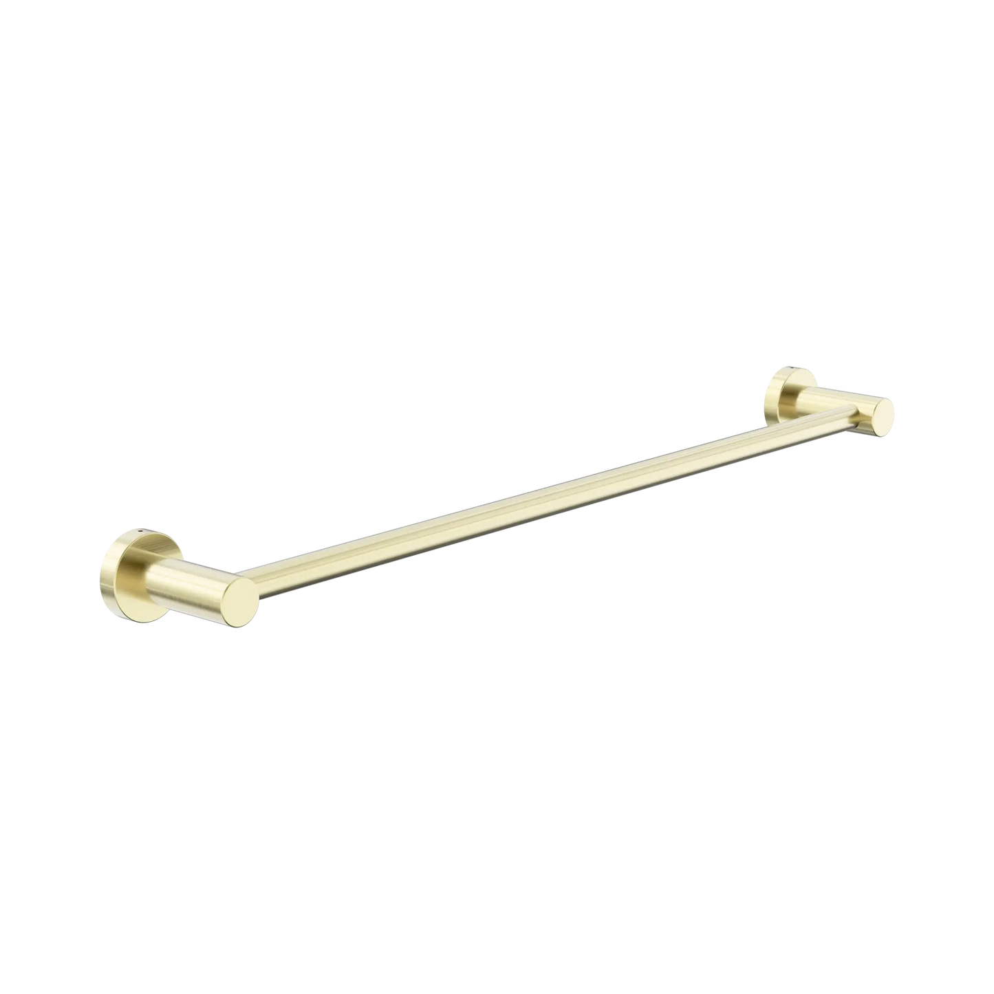 Dolce II Single Towel Rail 600mm Brushed Gold