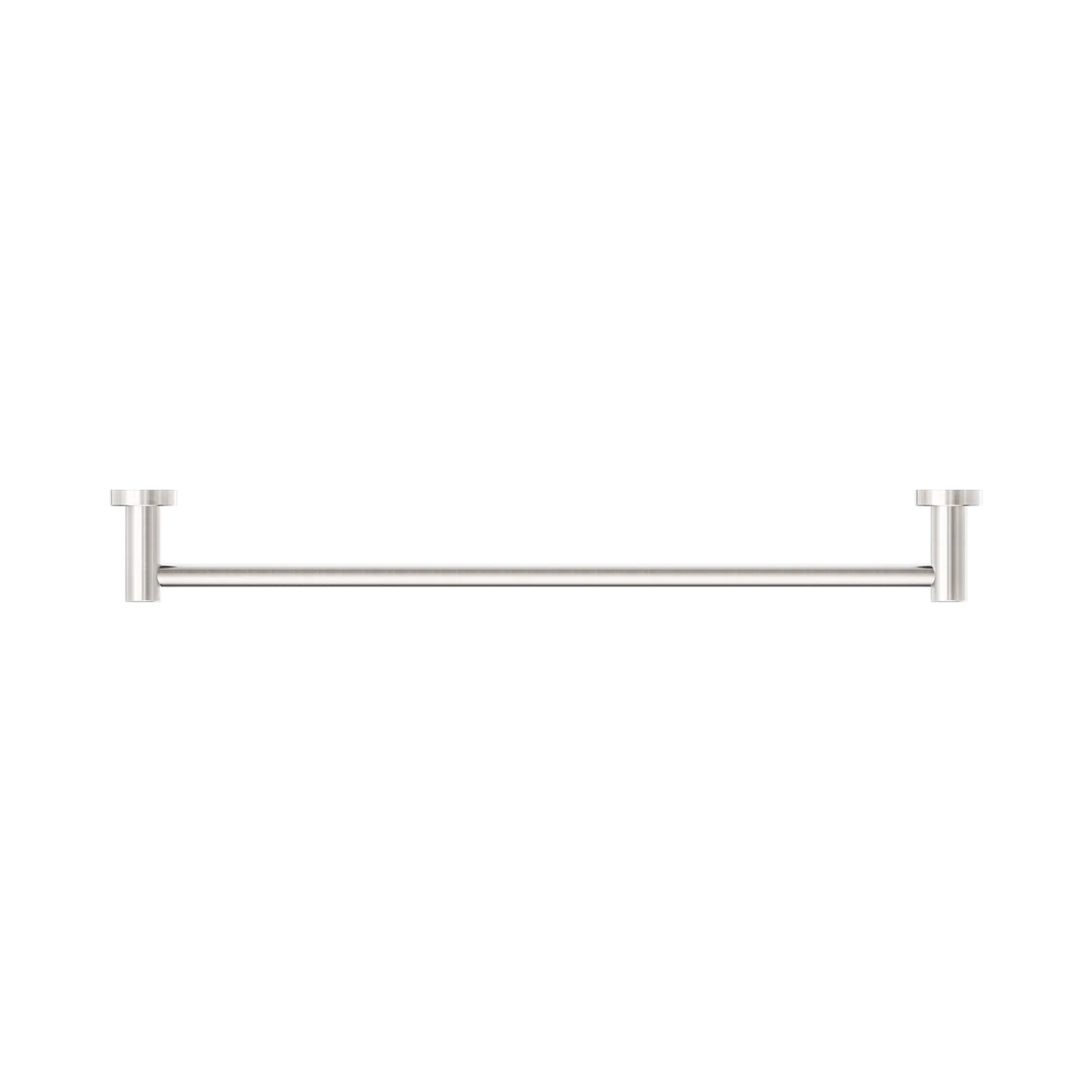 Dolce II Single Towel Rail 600mm Brushed Nickel