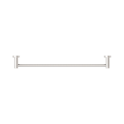 Dolce II Single Towel Rail 600mm Brushed Nickel