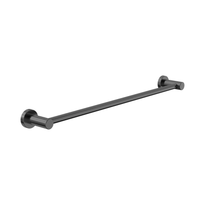 Dolce II Single Towel Rail 600mm Gun Metal