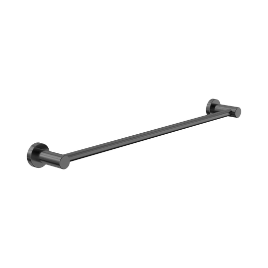 Dolce II Single Towel Rail 600mm Gun Metal