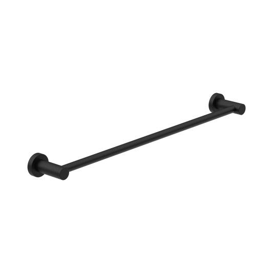 Dolce II Single Towel Rail 600mm Matte Black