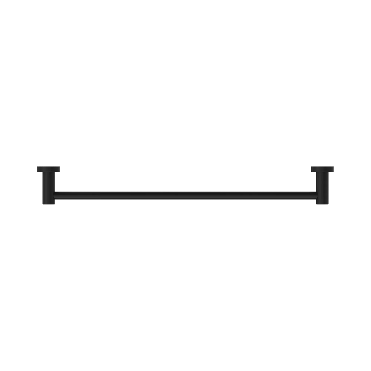 Dolce II Single Towel Rail 600mm Matte Black