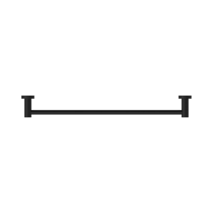 Dolce II Single Towel Rail 600mm Matte Black