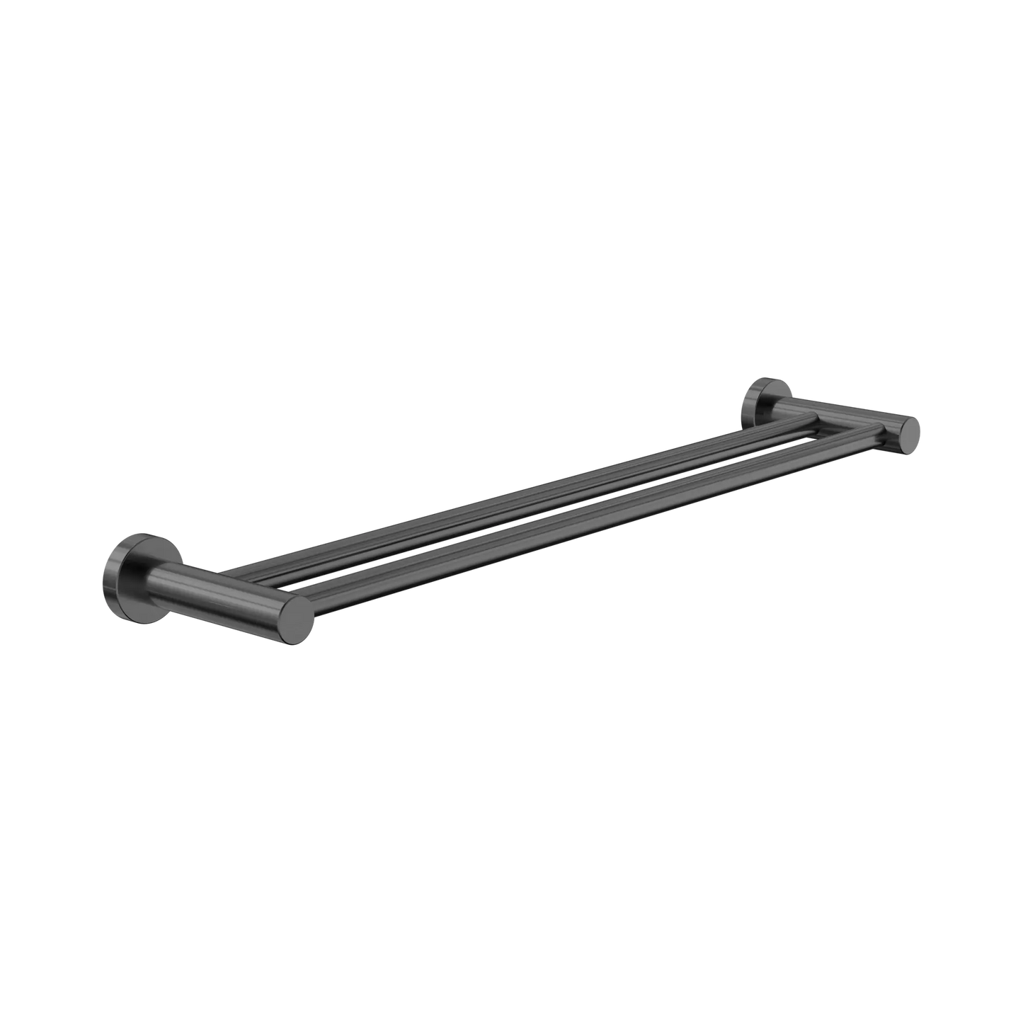 Dolce II Double Towel Rail 600mm Gun Metal