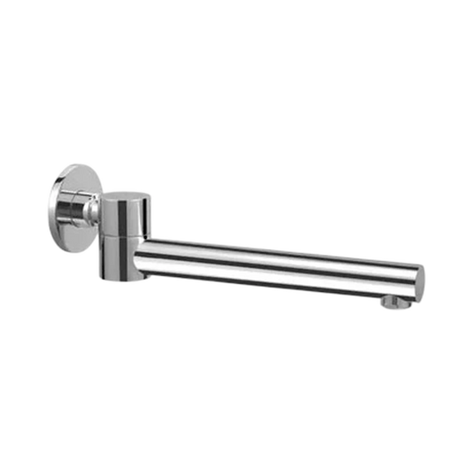 Dolce Wall Mounted Swivel Bath Spout Only Chrome