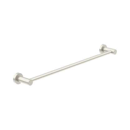 Dolce II Single Towel Rail 800mm Brushed Nickel