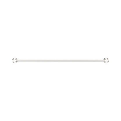 Dolce II Single Towel Rail 800mm Brushed Nickel