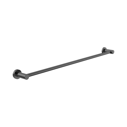 Dolce II Single Towel Rail 800mm Gun Metal