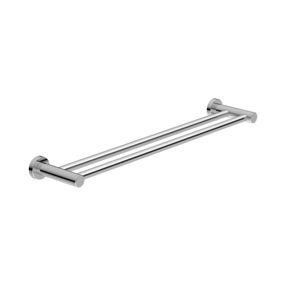 Dolce II Double Towel Rail 800mm Chrome