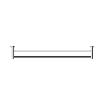 Dolce II Double Towel Rail 800mm Chrome