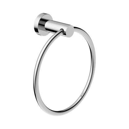 Dolce II Hand Towel Ring Chrome