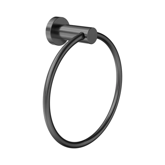 Dolce II Hand Towel Ring Gun Metal