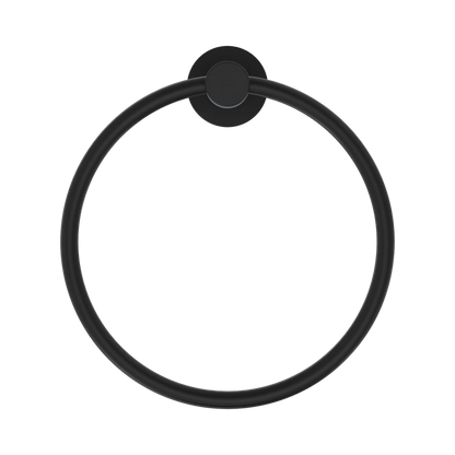Dolce II Hand Towel Ring Matte Black