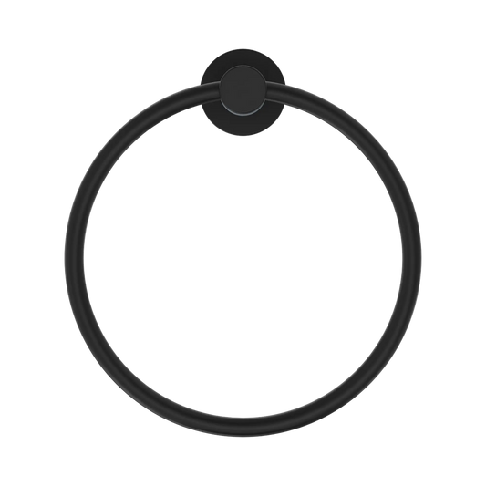 Dolce II Hand Towel Ring Matte Black