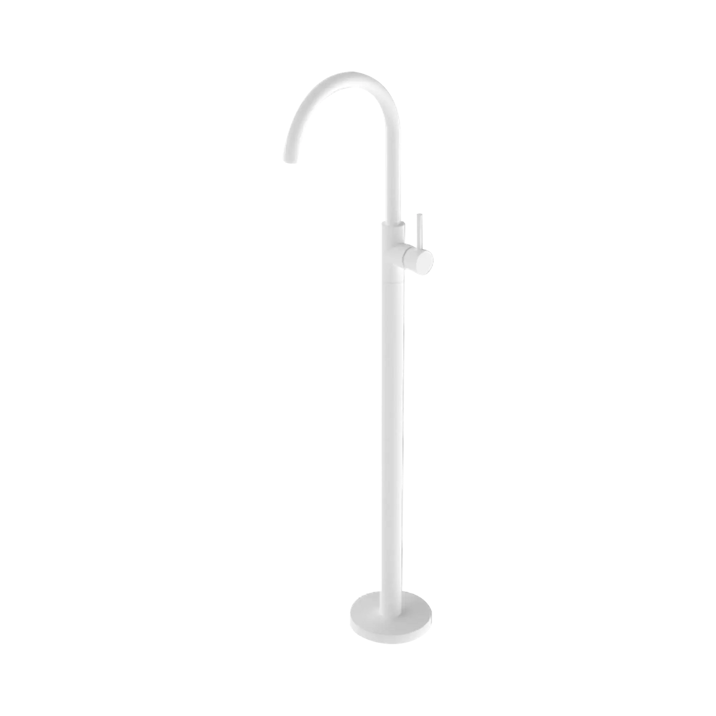 Mecca Freestanding Bath Mixer Matte White