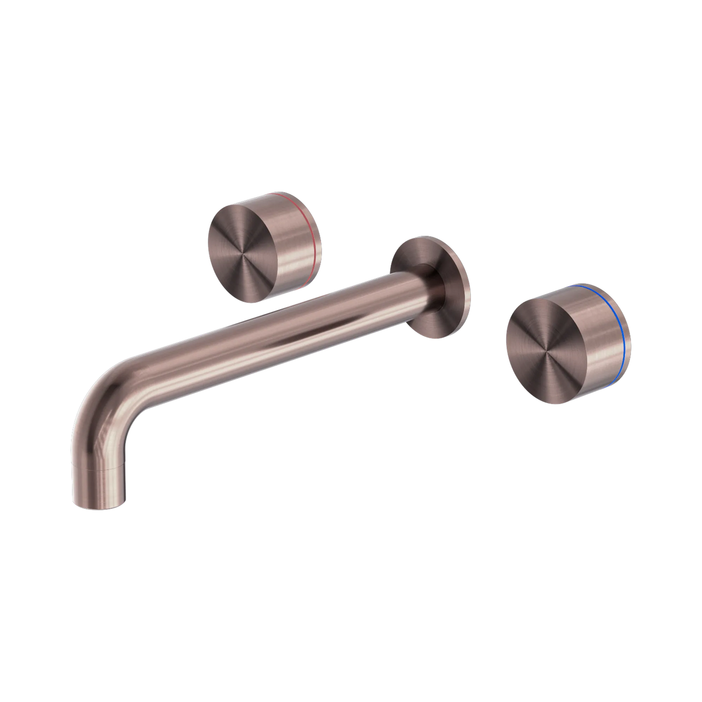 Kara Wall Basin Set 180mm Brushed Bronze
