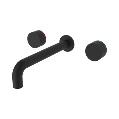 Kara Wall Basin Set 215mm Matte Black
