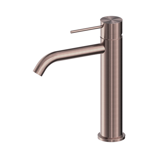 Mecca Mid Tall Basin Mixer Brushed Bronze
