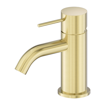 Mecca Mini Basin Mixer Brushed Gold
