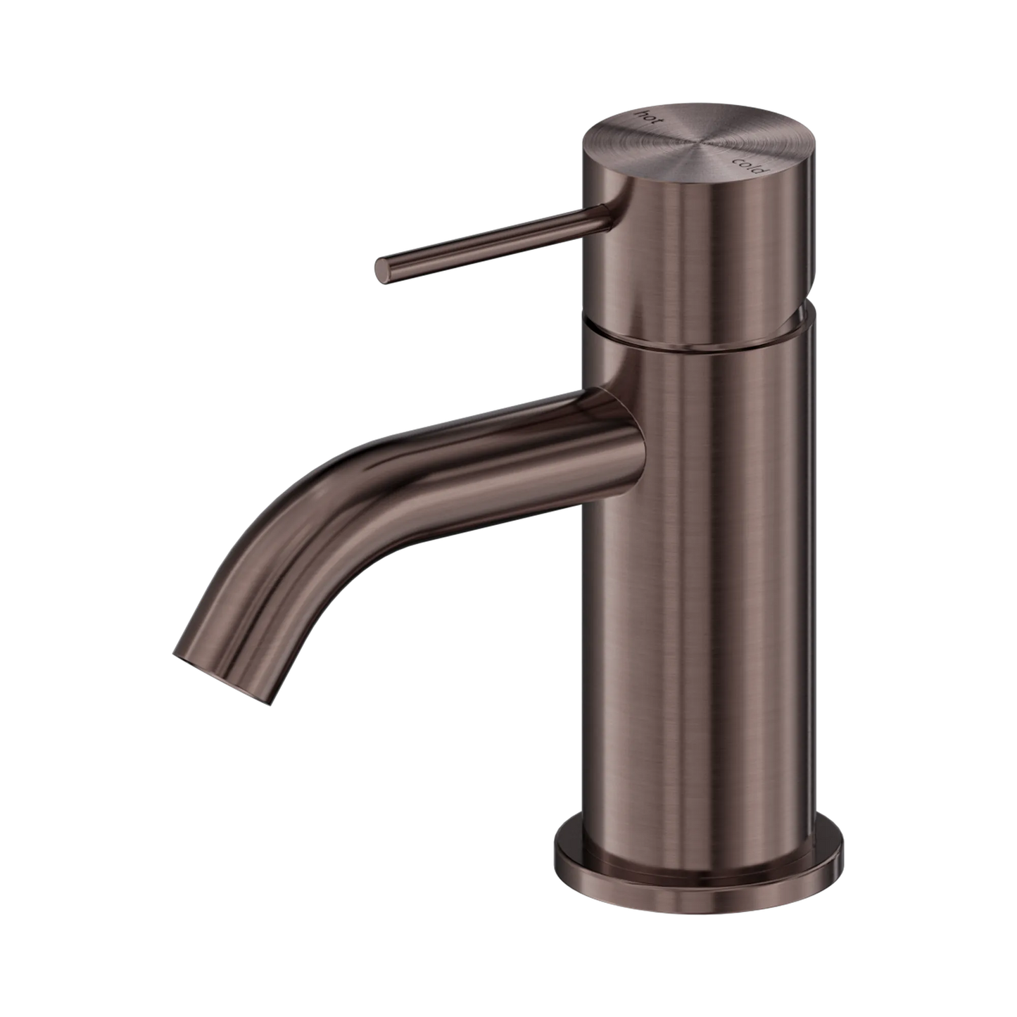 Mecca Mini Basin Mixer Brushed Bronze