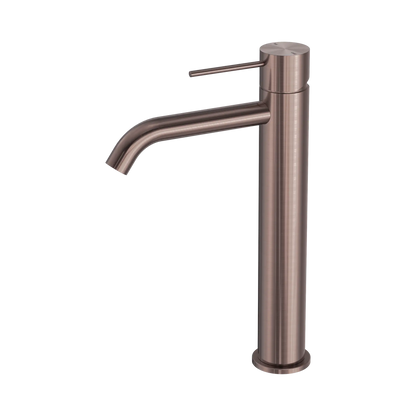 Mecca Tall Basin Mixer Brushed Bronze
