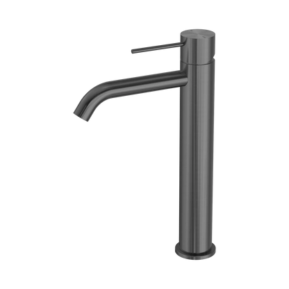 Mecca Tall Basin Mixer Gun Metal